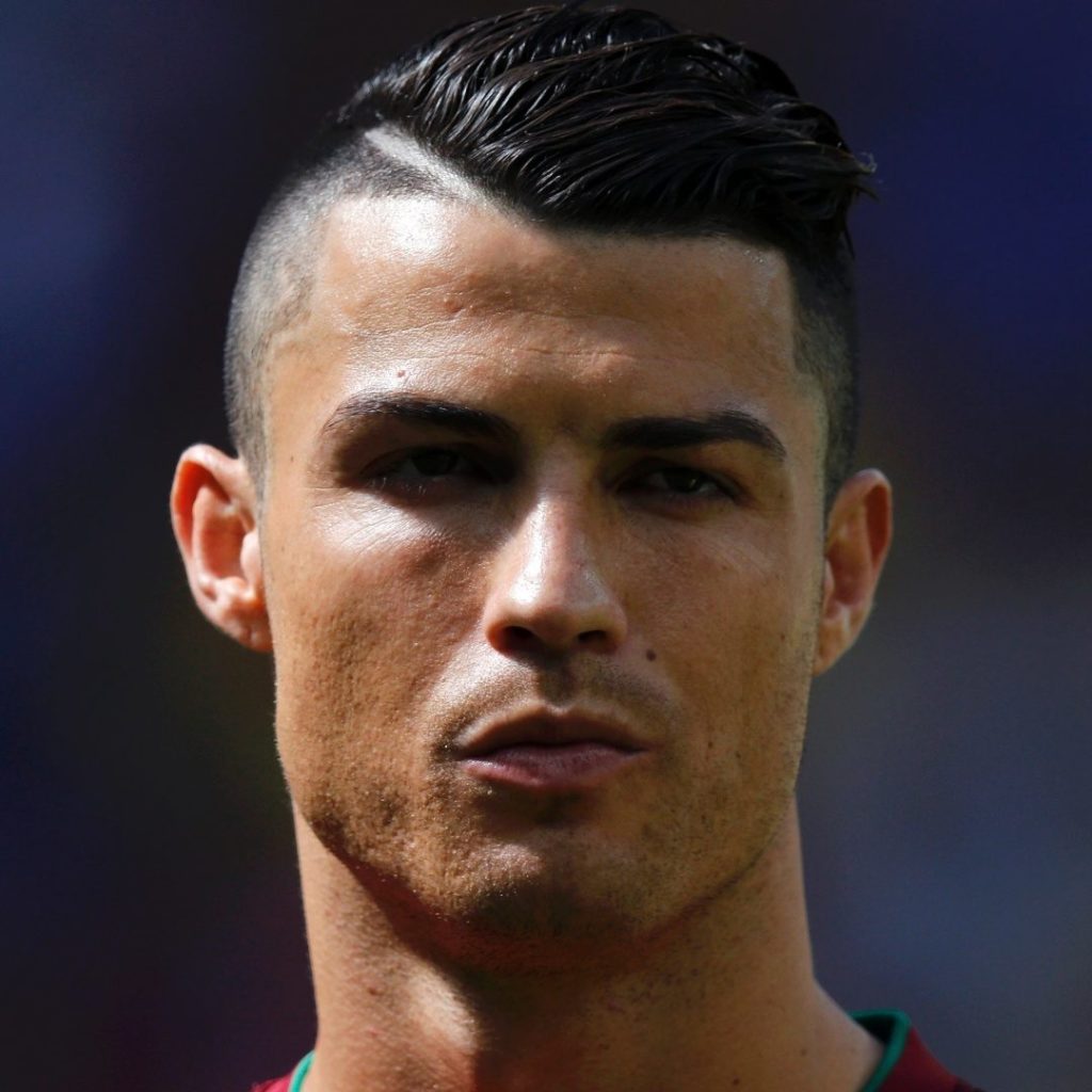 Algunos de los estilos de cabello de Cristiano Ronaldo