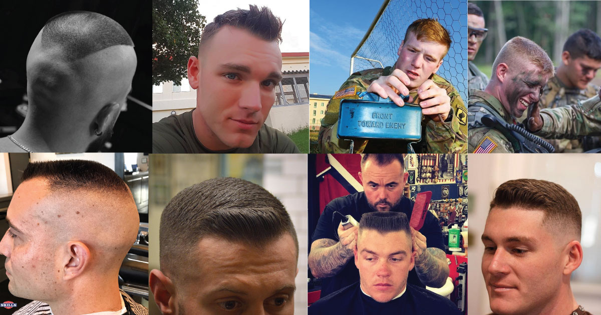 Estilos militares de cabello - Cortes de pelo para hombres