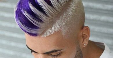 Varios colores en cabello de hombre