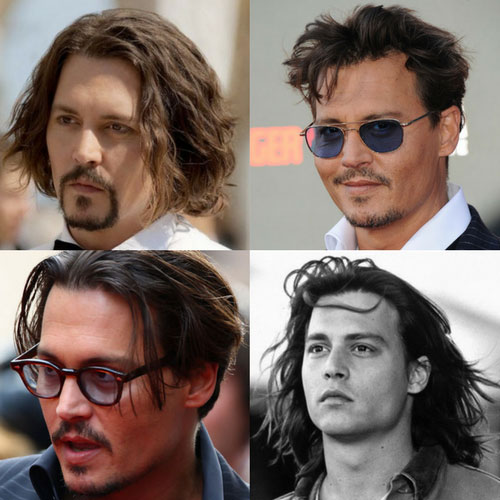 peinados de Johnny Depp